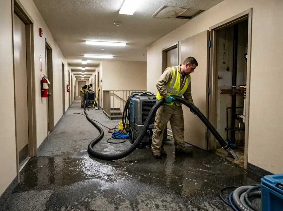 multi-unit-apartment-hallway-f-005 — frequently asked questions, Emergency Burst Pipe Water Extraction & Removal in Anniston…